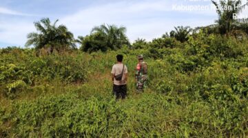 Jelang 17 Agustus, Personil Koramil 04-Kubu Giat Patroli Karhutla.