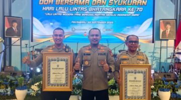 Polres Siak Raih Prestasi di HUT Lalu Lintas Bhayangkara ke-70 Polda Riau
