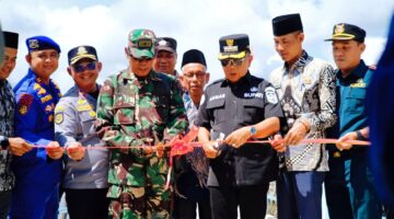 Bupati Meranti Resmikan Pelabuhan Desa Penyagun dan Tinjau Rumah Sakit Pratama