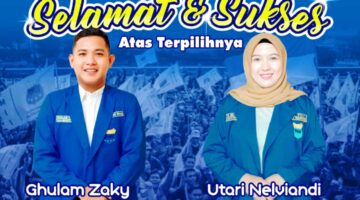 PMII Riau Punya Nahkoda Baru: Ghulam Zaky dan Utari Nelviandi Pimpin PKC dan Kopri 2025–2027