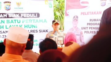 Polres Siak Bersama Baznas Bangun Rumah Layak Huni: Bukti Nyata Zakat Polisi Hadir untuk Masyarakat