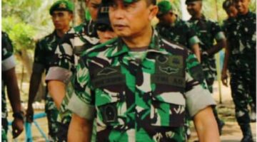 DANDIM 0322 Siak Sambut Kunker IRDAM XIX/TT Ke-Kabupaten Siak