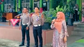 Polresta Pekanbaru Lakukan Green Policing dan Polisi Go to School di SMAN 9 Pekanbaru