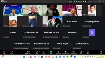 Webinar Nasional Mimbar Hukum Indonesia, Tegaskan Batas Etika dan Tanggung Jawab Hukum Jurnalis