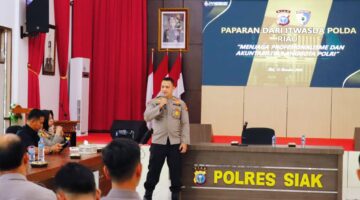 Pembinaan Etika Profesi Polri di Polres Siak: Perkuat Integritas, Cegah Penyimpangan dan Penyalahgunaan Wewenang
