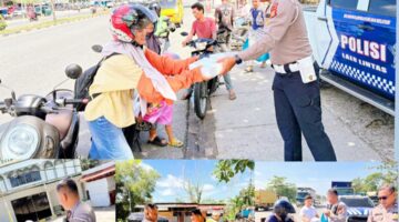Jumat Barokah Ditlantas Polda Riau: Berbagi, Mengedukasi, dan Menguatkan Kebersamaan Menjelang Operasi Zebra Lancang Kuning 2025