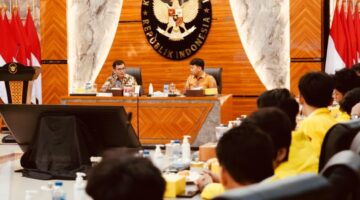 Puluhan Mahasiswa Ilmu Politik UI Kunjungi Kemenko Polkam