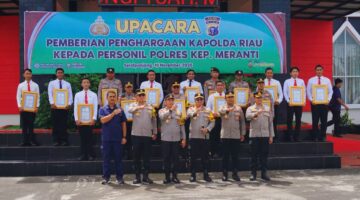 Kapolda Riau Irjen Pol Herry Heryawan Apresiasi Semangat Polres Meranti Dalam memberantas Narkoba.