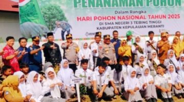 LAMR Kepulauan Meranti Apresiasi Kapolda Riau Tanam 21 Ribu Pohon