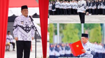 Guru Hebat, Indonesia Hebat: Peringatan HGN ke-80 Berlangsung Meriah di Halaman Kantor Gubernur Riau 