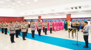 Dilantik Kapolda Irjen Herry Heryawan, Ini Daftar Pejabat Baru Polda Riau