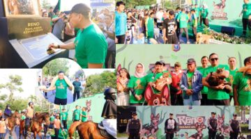 Polda Riau Gelar Pet Parade Kenang Reno, Anjing Pelacak K9 Pahlawan Kemanusiaan Galado Sumbar
