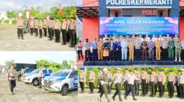 Wakapolres Meranti Pimpin Apel Operasi Keselamatan Lancang Kuning 2026.