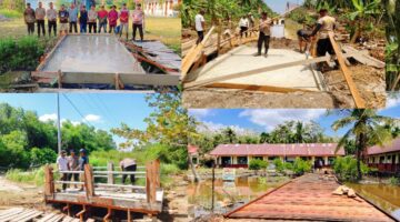 Jembatan Merah Putih Presisi Polres Meranti Hampir Rampung