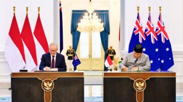 Presiden Prabowo dan PM Australia Tandatangani Perjanjian Keamanan Bersama