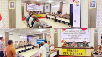 Polres Meranti Bersama Lintas Sektor Gelar Zoom Kesiapan Operasi Ketupat Sambut Idul Fitri 1447 H.
