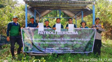 Polsek Teluk Meranti Pelalawan, Patroli Gabungan Antisipasi Karhutla 