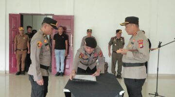 Kapolda Riau Tegaskan Komitmen Berantas Narkoba,Kapolres Rohil Lantik Kapolsek Panipahan Yang Baru.