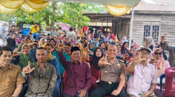 Kapolsek Kubu Laksanakan Cooling System Sekaligus Hadiri Reses anggota DPRD Rohil.