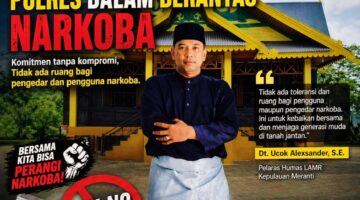 Tidak Ada Toleransi, LAMR Kepulauan Meranti Apresiasi Polres Penindakan Berantas Narkoba