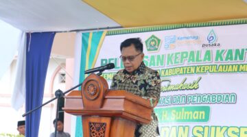 Harus Lepas Sambut Kakan Kemenag, Bupati Asmar Ucapkan Terimakasih atas Dedikasi H.Sulman