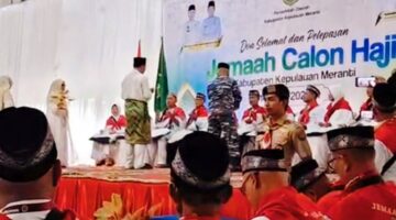 Tepung Tawar 110 JCH Meranti, Bupati Asmar: Jaga Kesehatan di Mekkah