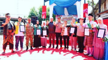 TURUN GUNUNG LAWAN NARKOBA, PANGLIMA BESAR HULUBALANG LAMR HADIRI PERESMIAN KAMPUNG TANGGUH DI RUMBAI 