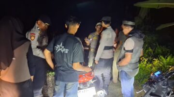 Jaga Kamtibmas, Polsek Kubu Bersama Upika Dan Forum Pekat Gelar Patroli Bersama