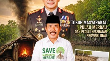 SUKSESKAN RIAU HIJAU, TOKOH PULAU MERBAU DUKUNG KAPOLDA RIAU TUTUP PANGLONG ARANG ILEGAL