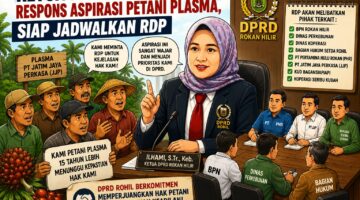 Aspirasi Petani Plasma PT JJP Ditindaklanjuti, DPRD Rohil Siap Panggil Pihak Terkait