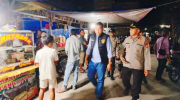 PATROLI MALAM POLSEK TELUK MERANTI SISIR PASAR, CEGAH CURAS, CURHAT, CURANMOR 