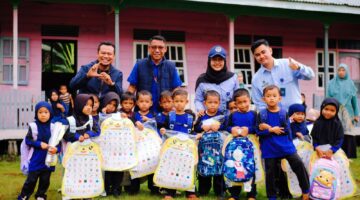 Korwil BGN Kepulauan Meranti Apresiasi Aksi Berbagi Peralatan Sekolah di TK Pelita Hati Nipah Sendanu
