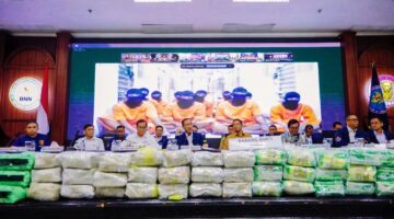 Sinergi BNN, Polri, dan Bea Cukai Ungkap 31 Tersangka Narkotika di 9 Provinsi 