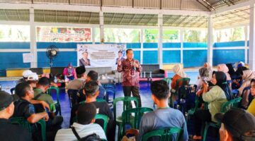 Turun Gunung ke Desa, BBPOM Pekanbaru & Ir. H. Sahidin DPR RI Ajari Warga Sumber Sari Kampar Trik Cek KLIK Lawan Stunting