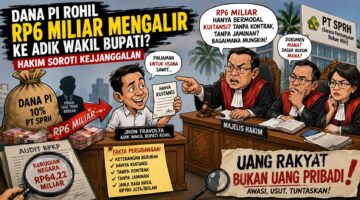 Majelis Hakim Dalami Aliran Dana Rp6 Miliar kepada Adik Wabup Rohil dalam Kasus PI