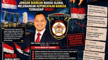 Narasi Pesimis Dari Singapura, Rino Triyono: Lawan Dengan Persatuan Bangsa
