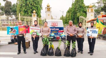 Polantas Gelar Kampanye Keselamatan Green Policing Hut Bhayangkara 