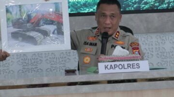 Satreskrim Polres Rohil Ungkap Kasus Peramabahan Kawasan Hutan Mangrove.