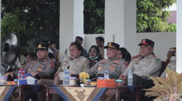 Polres Rohil Pimpin Apel Siaga Karhutla Bersama PT Salim Ivomas Pratama Dan Pemkab Rohil.