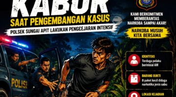 Diduga Kabur Saat Pengembangan, AM Masih Diburu Polisi