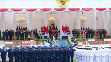 1.177 Perwira Remaja TNI-Polri Ikuti Praspa 2026 di Halaman Istana Merdeka
