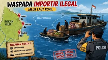 Desakan Usut Mafia Importir di Jalur Laut Rohil Menguat, Kapolda Riau Diminta Perketat Pengawasan di Tiga Kecamatan