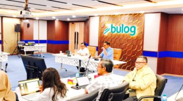 Diskusi Hangat Pemkab Meranti dan Bulog Demi Pangan Kepulauan