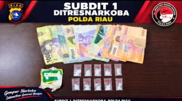 Residivis Narkoba di Pekanbaru Kota Ditangkap Polda Riau, 2,14 Gram Sabu Disita