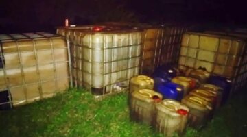 Ditreskrimsus Polda Riau Bongkar Dugaan Gudang Bio Solar Ilegal di Tenayan Raya